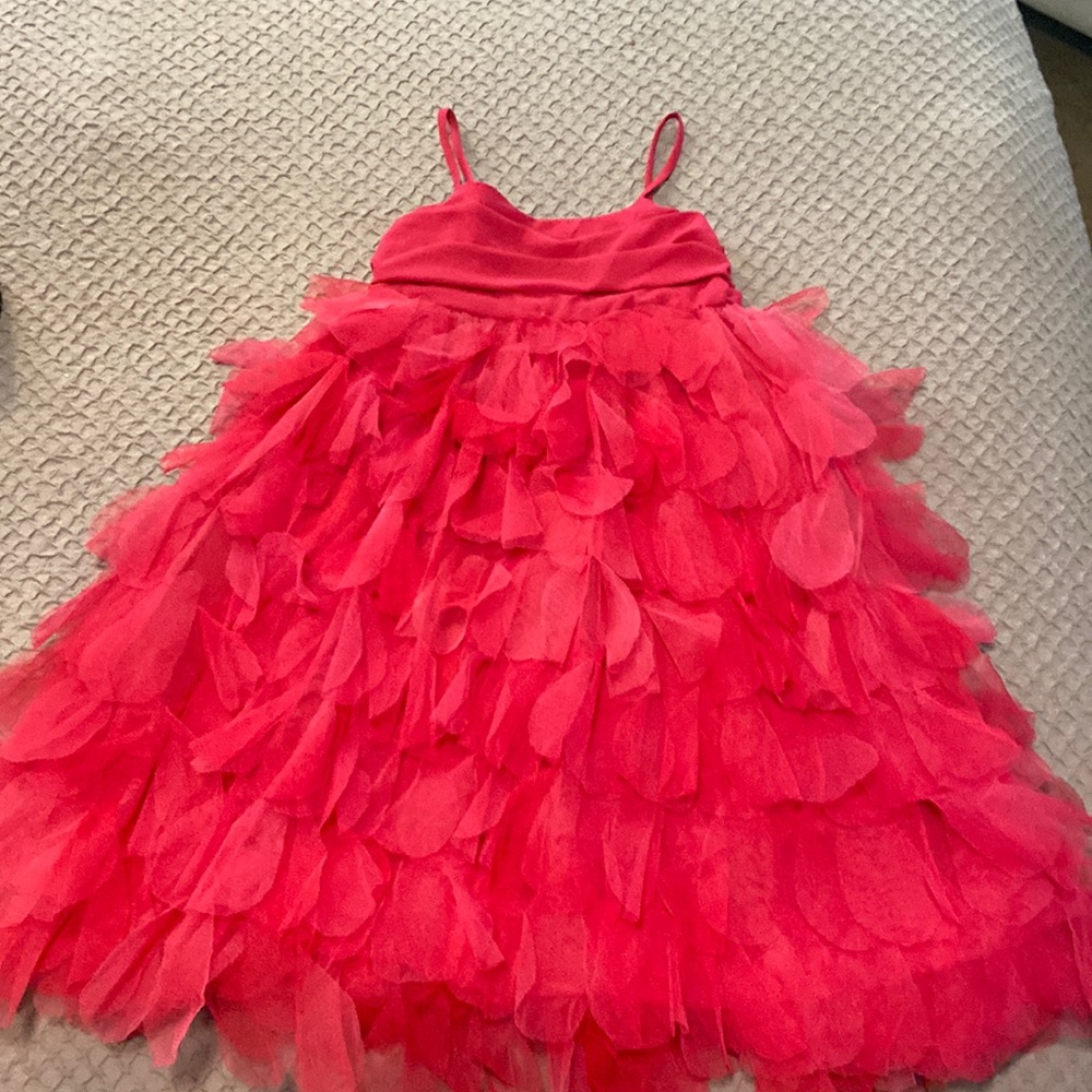 Hot pink dress